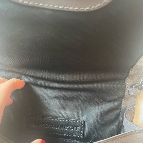 Rebecca Minkoff small love cross body/ quilted in gray - Picture 8 of 9